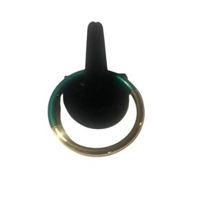 Gold and Green Bangle Bracelet Modern Fashion‎ Jewelry Party Accessories